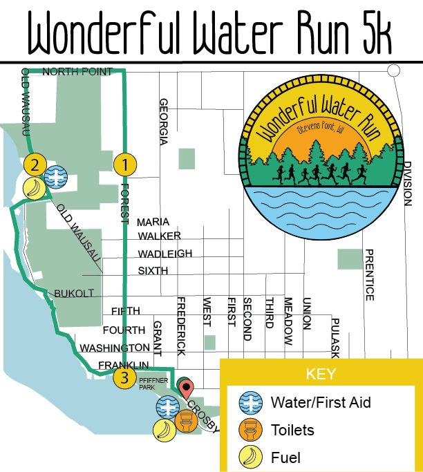 5k course map